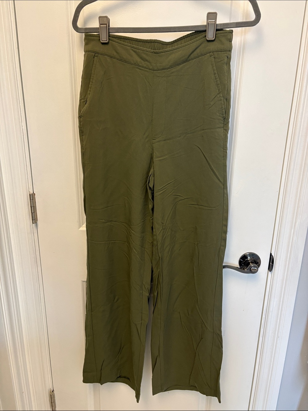 Old Navy Olive Green Wide-Leg Women's Pants
